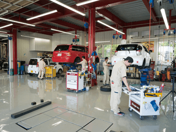 充実設備の自社工場